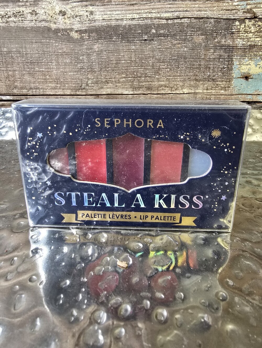 Sephora Steal A Kiss Lip Palette - Red, Pink, Plum, NEW